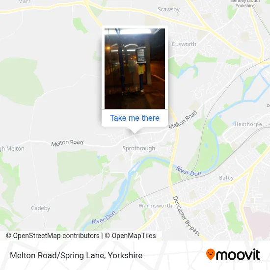 Melton Road/Spring Lane map