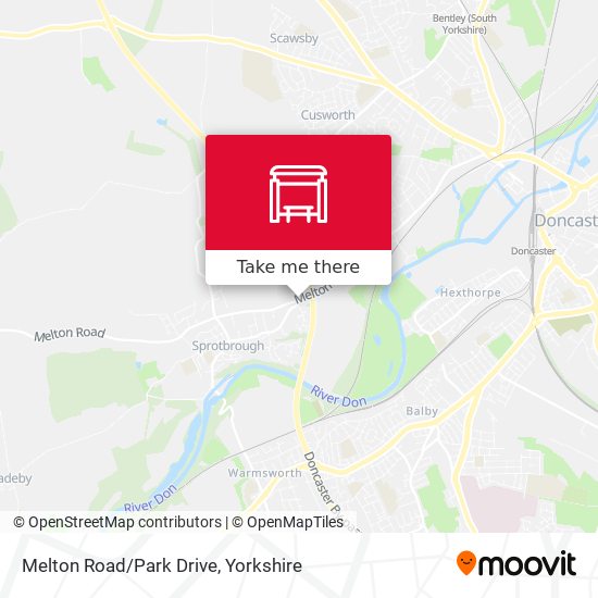 Melton Road/Park Drive map