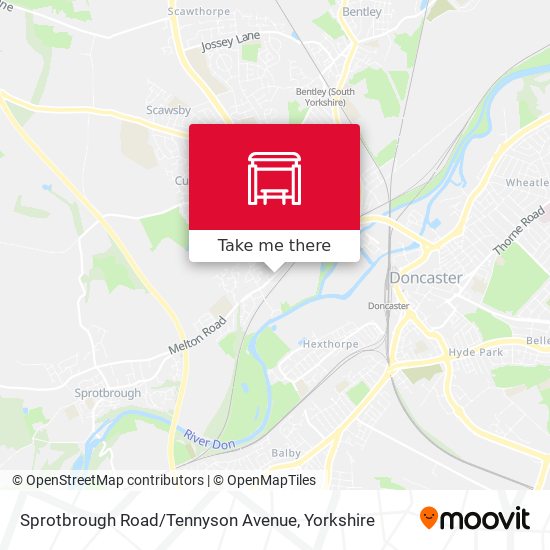 Sprotbrough Road / Tennyson Avenue map