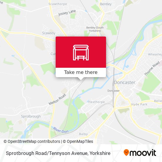 Sprotbrough Road / Tennyson Avenue map