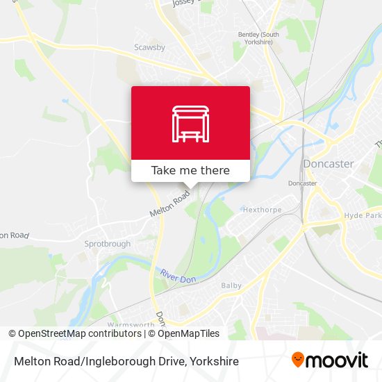 Melton Road/Ingleborough Drive map