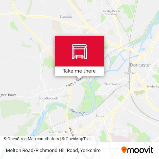 Melton Road/Richmond Hill Road map
