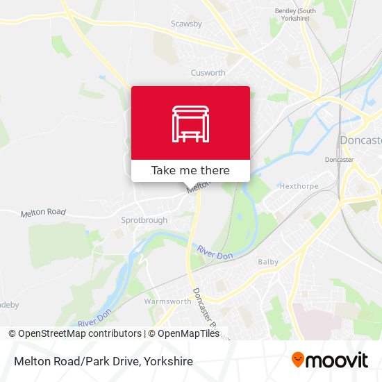Melton Road/Park Drive map