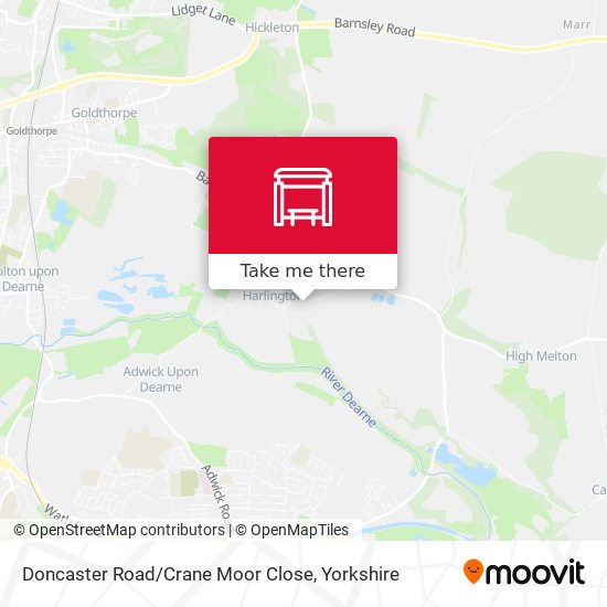 Doncaster Road / Crane Moor Close map