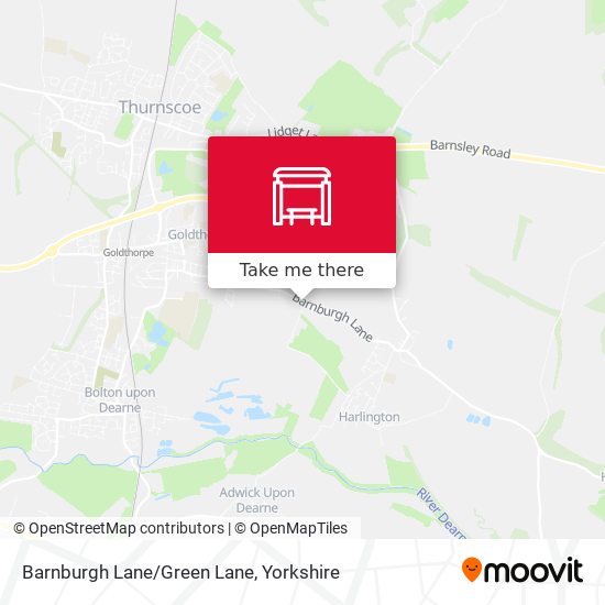 Barnburgh Lane/Green Lane map