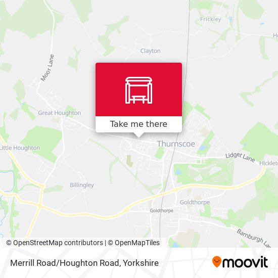 Merrill Road/Houghton Road map