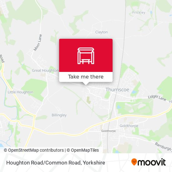 Houghton Road/Common Road map