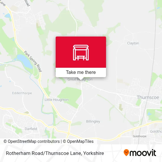 Rotherham Road/Thurnscoe Lane map