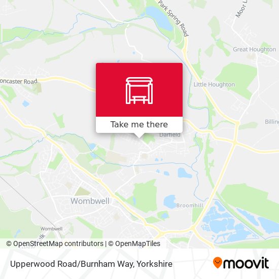 Upperwood Road/Burnham Way map