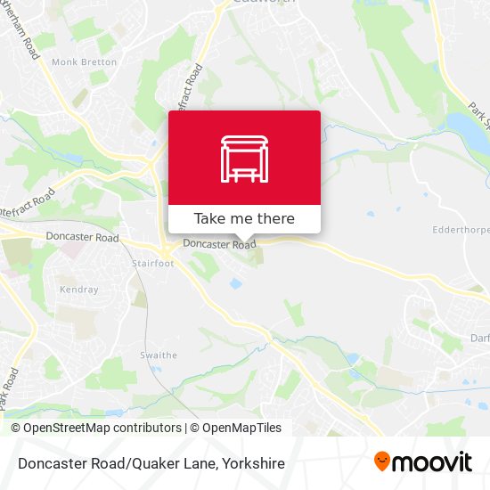 Doncaster Road/Quaker Lane map