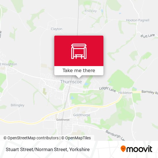 Stuart Street/Norman Street map