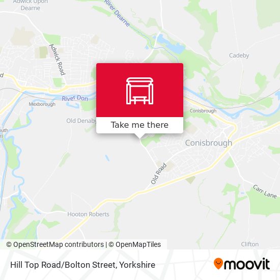 Hill Top Road/Bolton Street map
