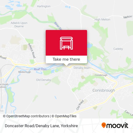 Doncaster Road/Denaby Lane map