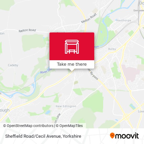 Sheffield Road/Cecil Avenue map
