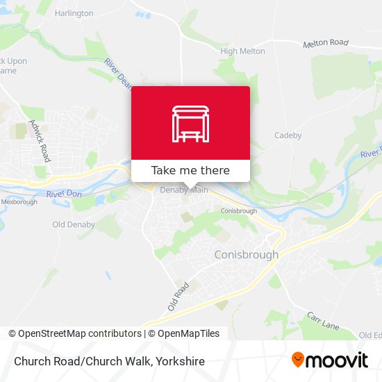 Church Road/Church Walk map