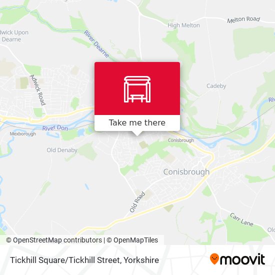 Tickhill Square / Tickhill Street map