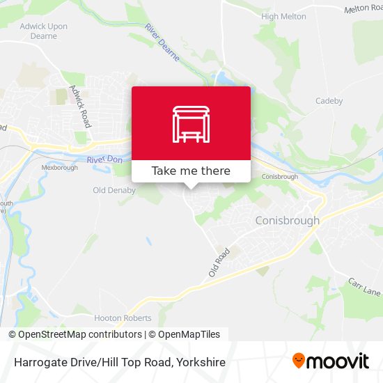 Harrogate Drive/Hill Top Road map
