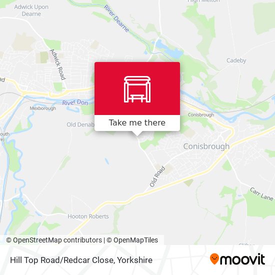 Hill Top Road/Redcar Close map