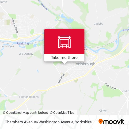 Chambers Avenue / Washington Avenue map