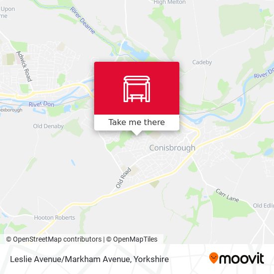 Leslie Avenue/Markham Avenue map