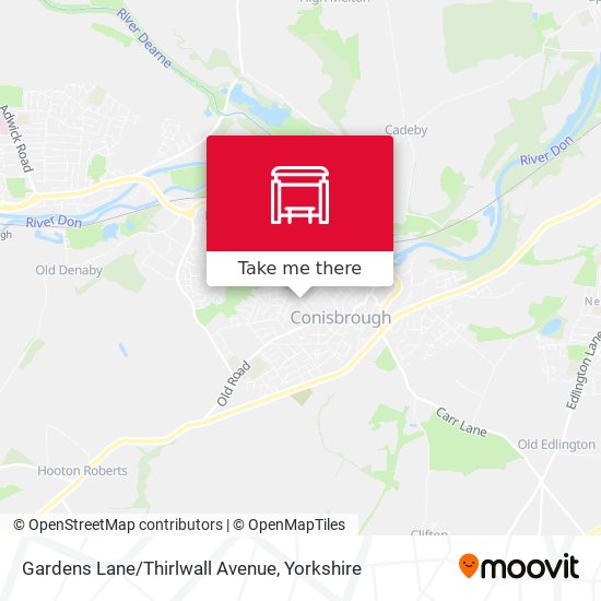 Gardens Lane/Thirlwall Avenue map