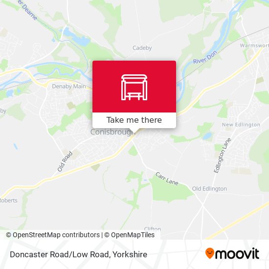 Doncaster Road/Low Road map