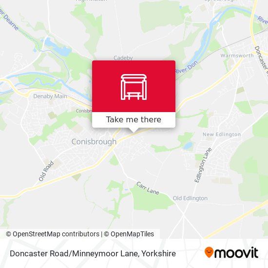 Doncaster Road/Minneymoor Lane map
