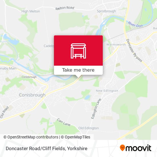 Doncaster Road/Cliff Fields map
