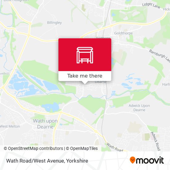 Wath Road/West Avenue map