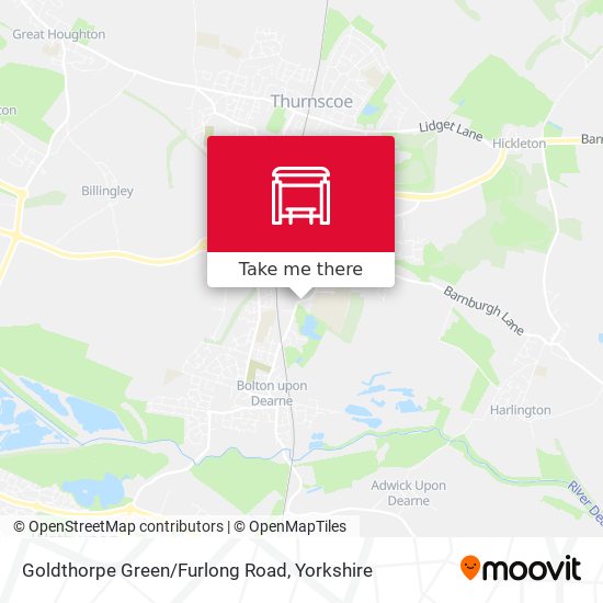 Goldthorpe Green/Furlong Road map
