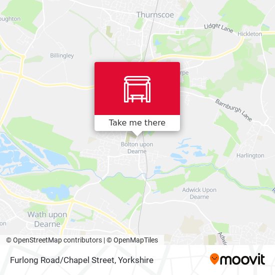 Furlong Road/Chapel Street map