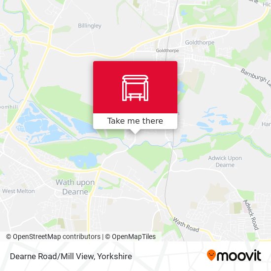 Dearne Road/Mill View map