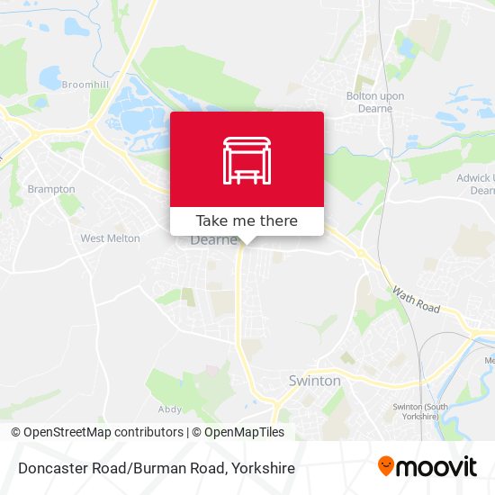 Doncaster Road/Burman Road map