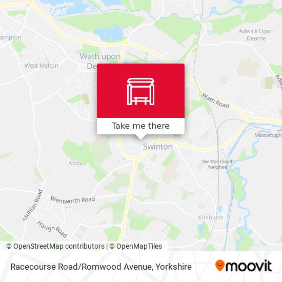 Racecourse Road/Romwood Avenue map