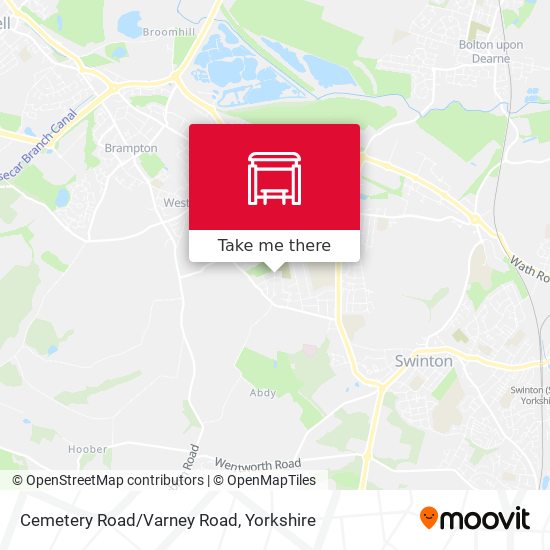 Cemetery Road/Varney Road map