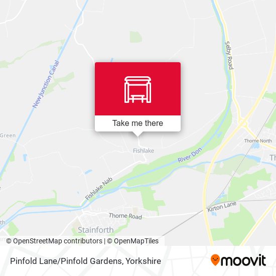 Pinfold Lane/Pinfold Gardens map