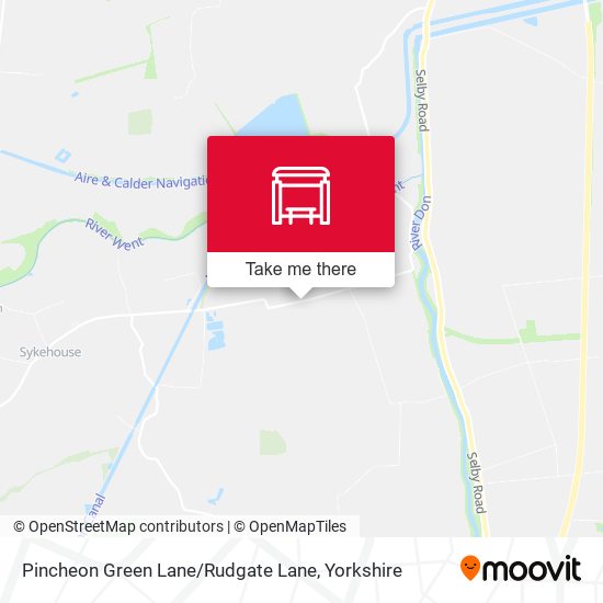 Pincheon Green Lane / Rudgate Lane map