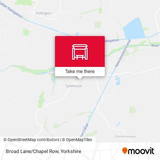 Broad Lane/Chapel Row map