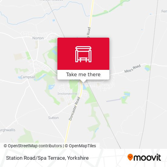 Station Road/Spa Terrace map