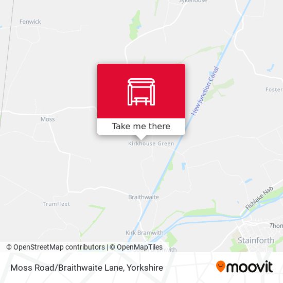 Moss Road/Braithwaite Lane map