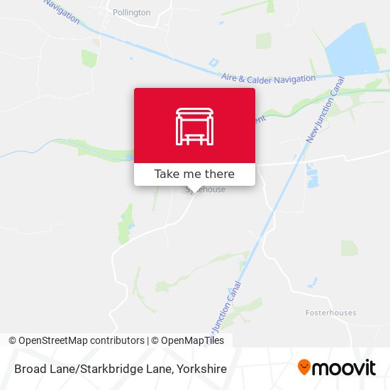 Broad Lane/Starkbridge Lane map