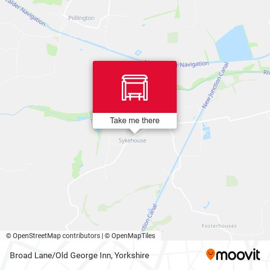 Broad Lane/Old George Inn map