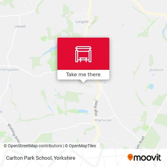 Carlton Park School map