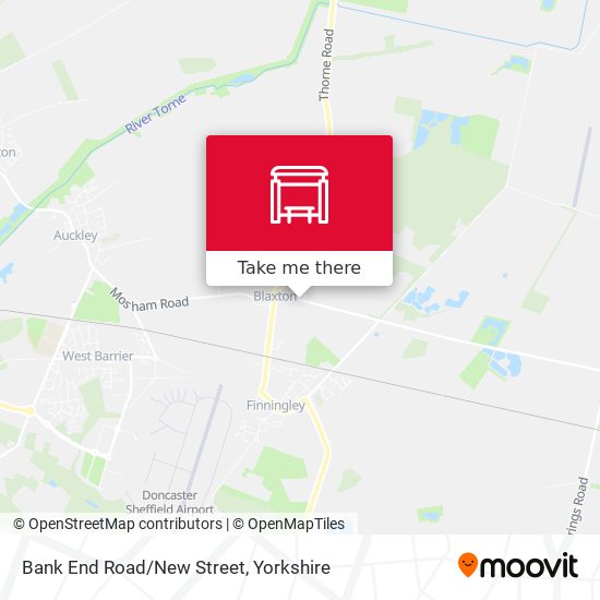 Bank End Road/New Street map