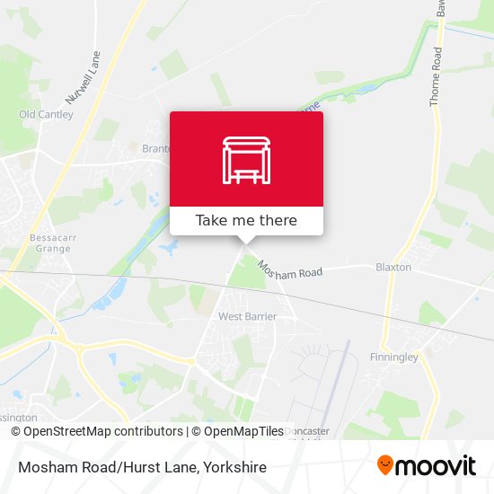 Mosham Road/Hurst Lane map