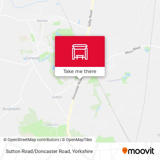 Sutton Road/Doncaster Road map