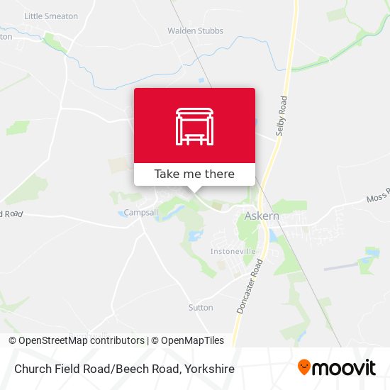 Church Field Road/Beech Road map