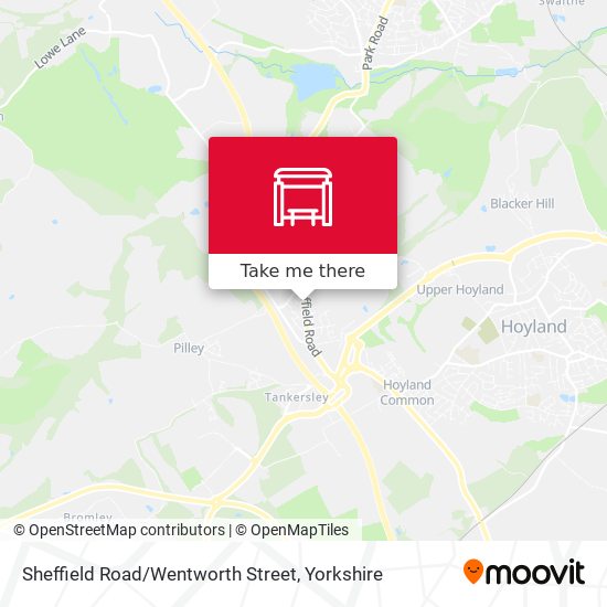 Sheffield Road / Wentworth Street map