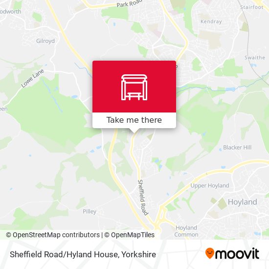 Sheffield Road/Hyland House map