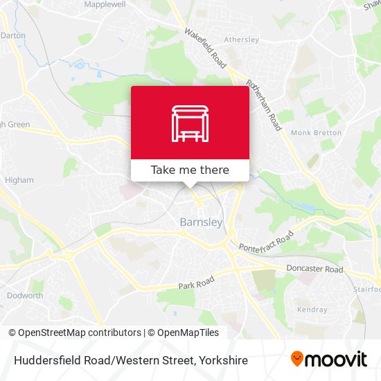 Huddersfield Road / Western Street map